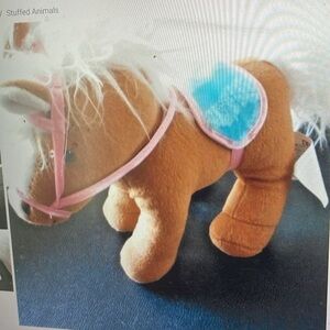 Battat Brown Horse w/Saddle White Mane & Tail